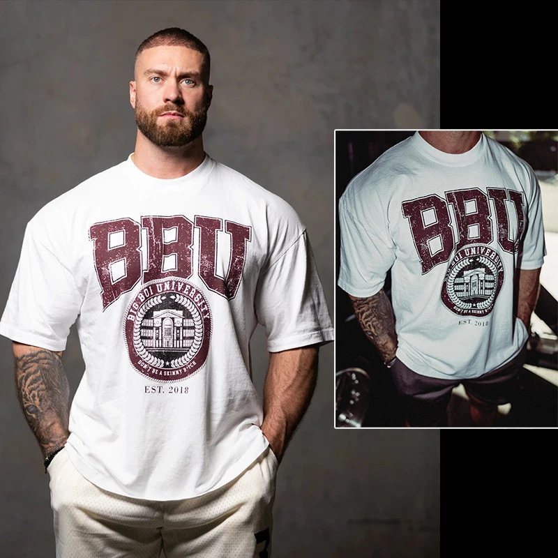 Camiseta Informal CBUM Chris Fitness Training Gym para Hombre y Mujer, Marca de Lujo, Nueva Tendencia Artística 2026, Diseño Doodle Bbu