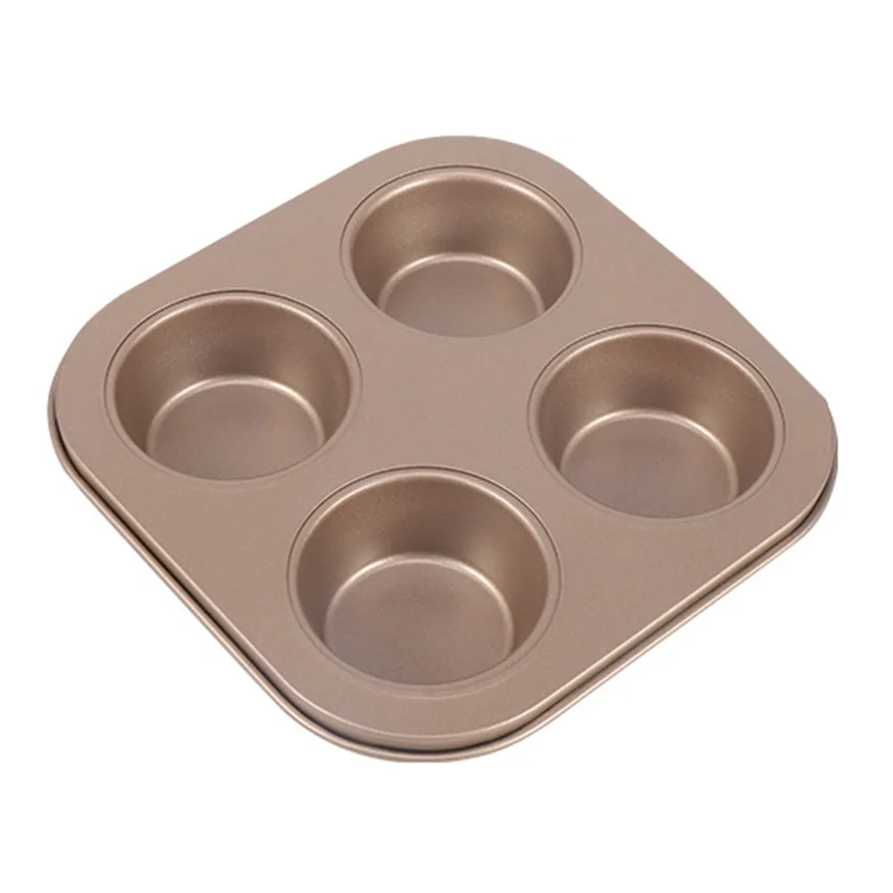 

4/6/9/12 Cavity Small Muffin Pan Carbon Steel Rectangular Mini Baking Molds DIY Non-stick Cupcake Baking Mould Bakeware