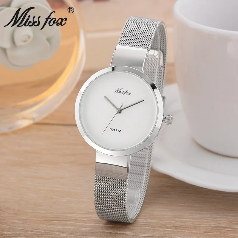 Official brand of free shipping Korean Style Fashionable Simple Casual Mesh Belt High-End Quartz StudentExquisite women's watch