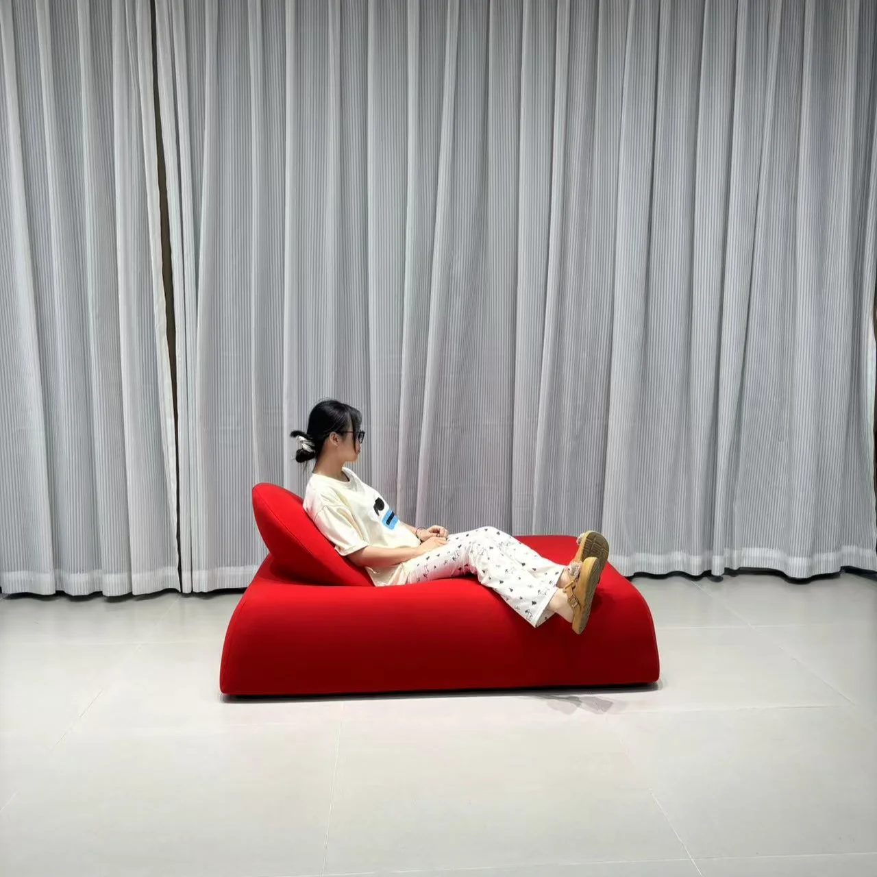 Reclining Sofa Set L-Shape Modern Adjustable Comfortable for Hotel Bedroom Living Room School