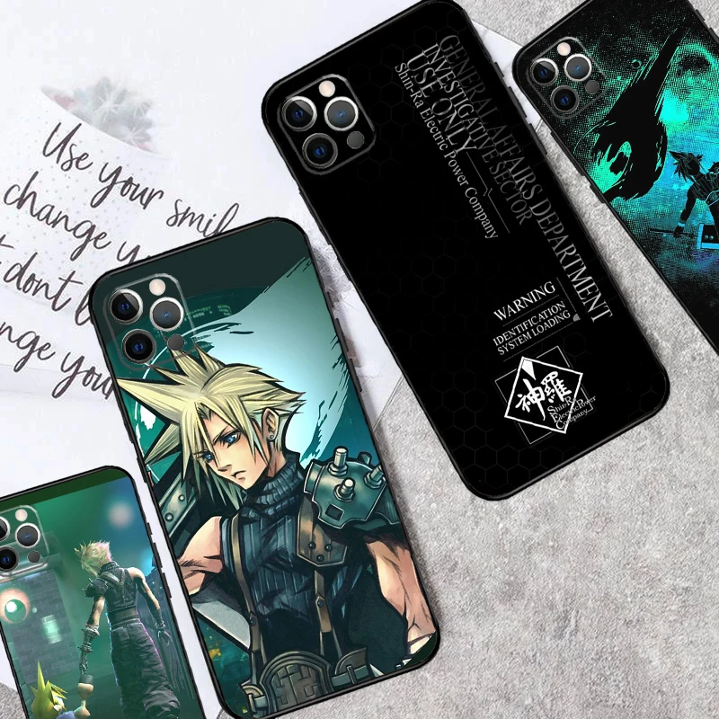 Final Fantasy Case For iPhone 14 15 16 Plus 11 12 13 Pro Max 7 8 X XR XS Max 12 13 Mini Back Cover