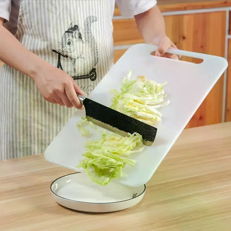 Mold-Resistant Plastic Cutting Boards: Three Sizes Double-Sided Hanging Hooks Fruits Vegetables