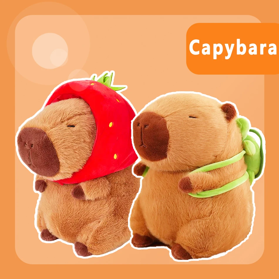 

Capybara Plush Doll Cute Capibara Anime Fluffty Toy Kawaii Plushie Happy Birthday Doll Gift for Girl Friend Soft Stuffed Animals