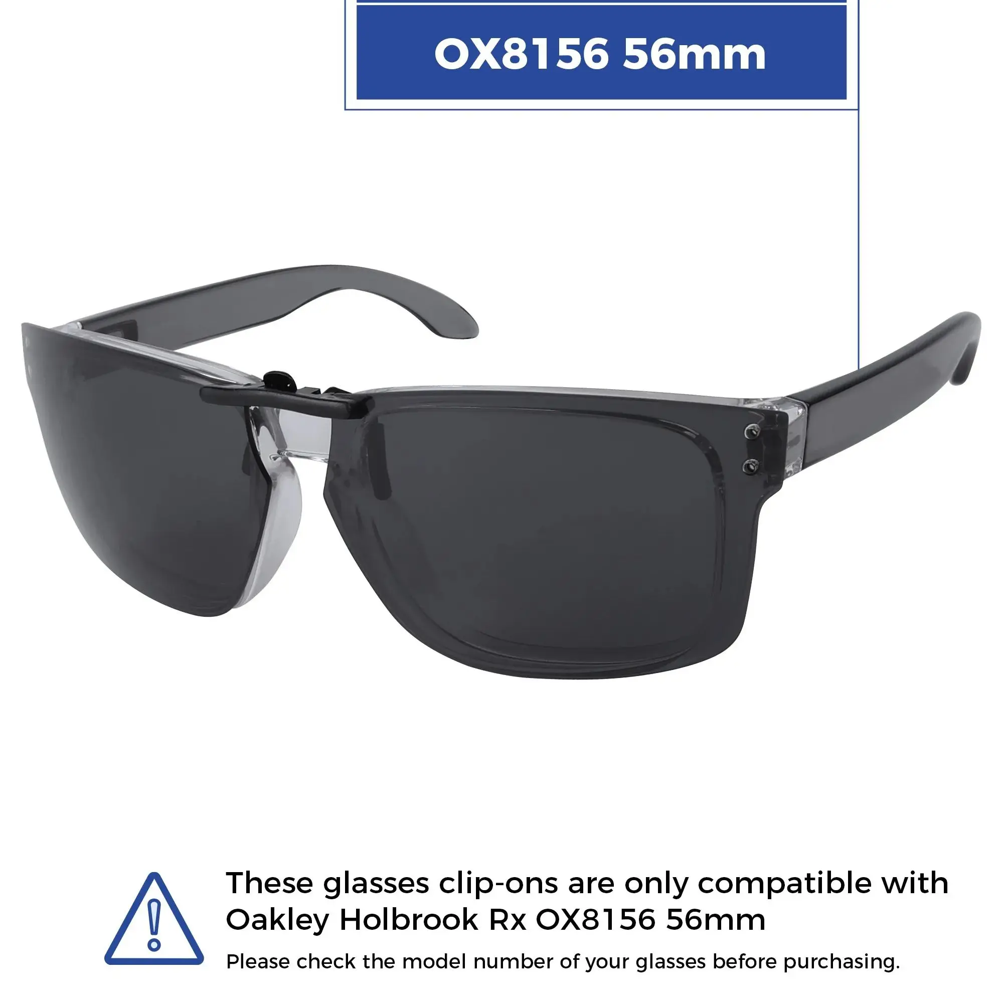 

Rarayvix Polarized Clip-on Sunglasses Lenses Compatible with Oakley Holbrook RX OX8156-56 UV Protection Sunglasses