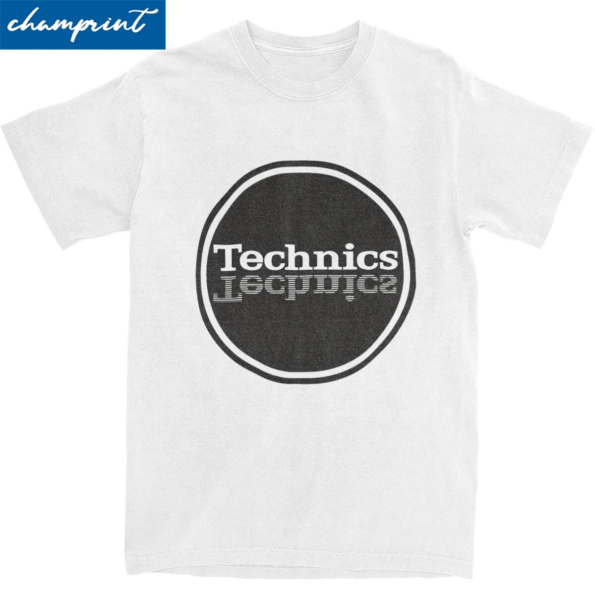 Technics Music T Shirts Men Women Pure Cotton Fun T-Shirts Crew Neck Tees Short Sleeve Clothing Printing