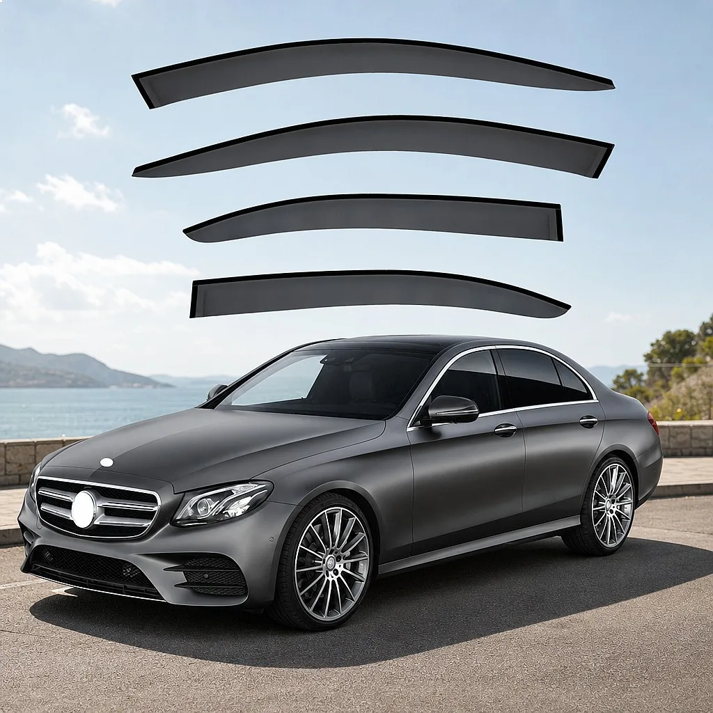 

For Mercedes Benz E Class W210 W211 W212 W213 W124 Window Visor Rain Guard Sun Shade Side Deflector Accessories