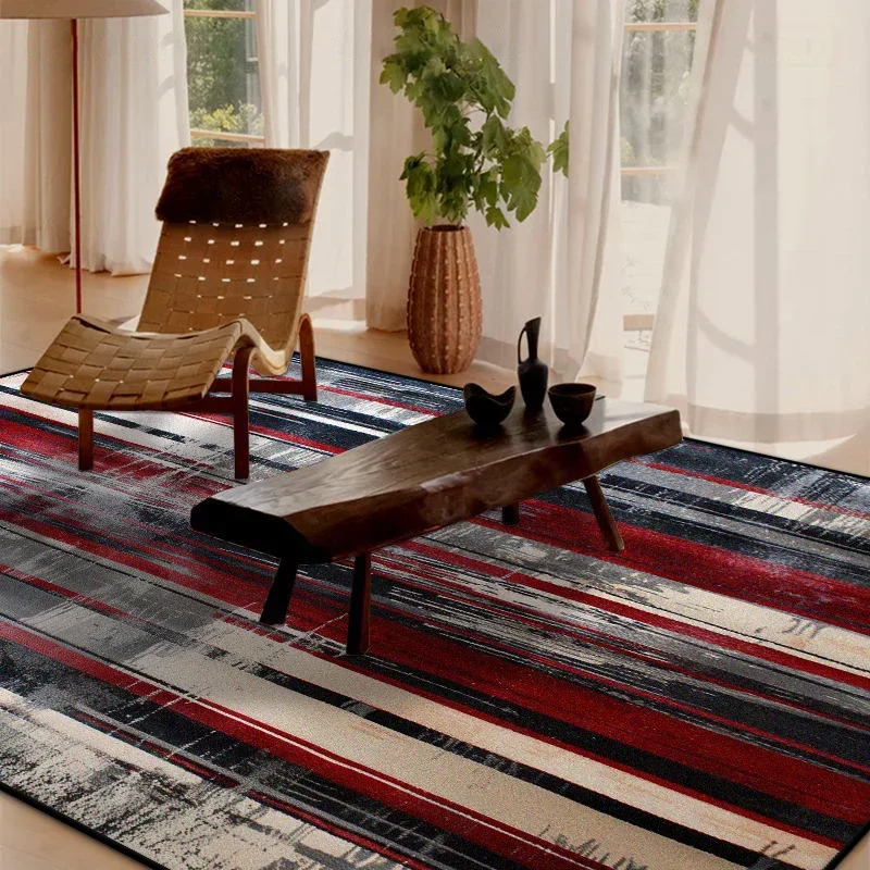 Modern Abstract Area Rug Large Size Washable Non-Slip Carpet for Living Room Bedroom Floor Mat Soft Plush Home Decor