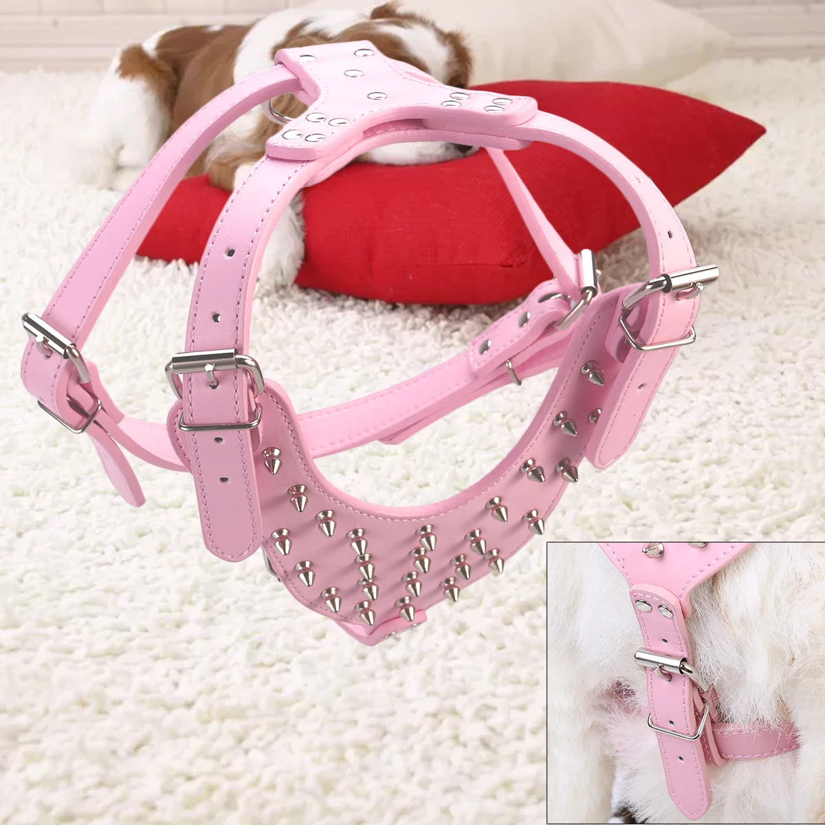 

PU dog harness Spike dog harness harness Terrier harness
