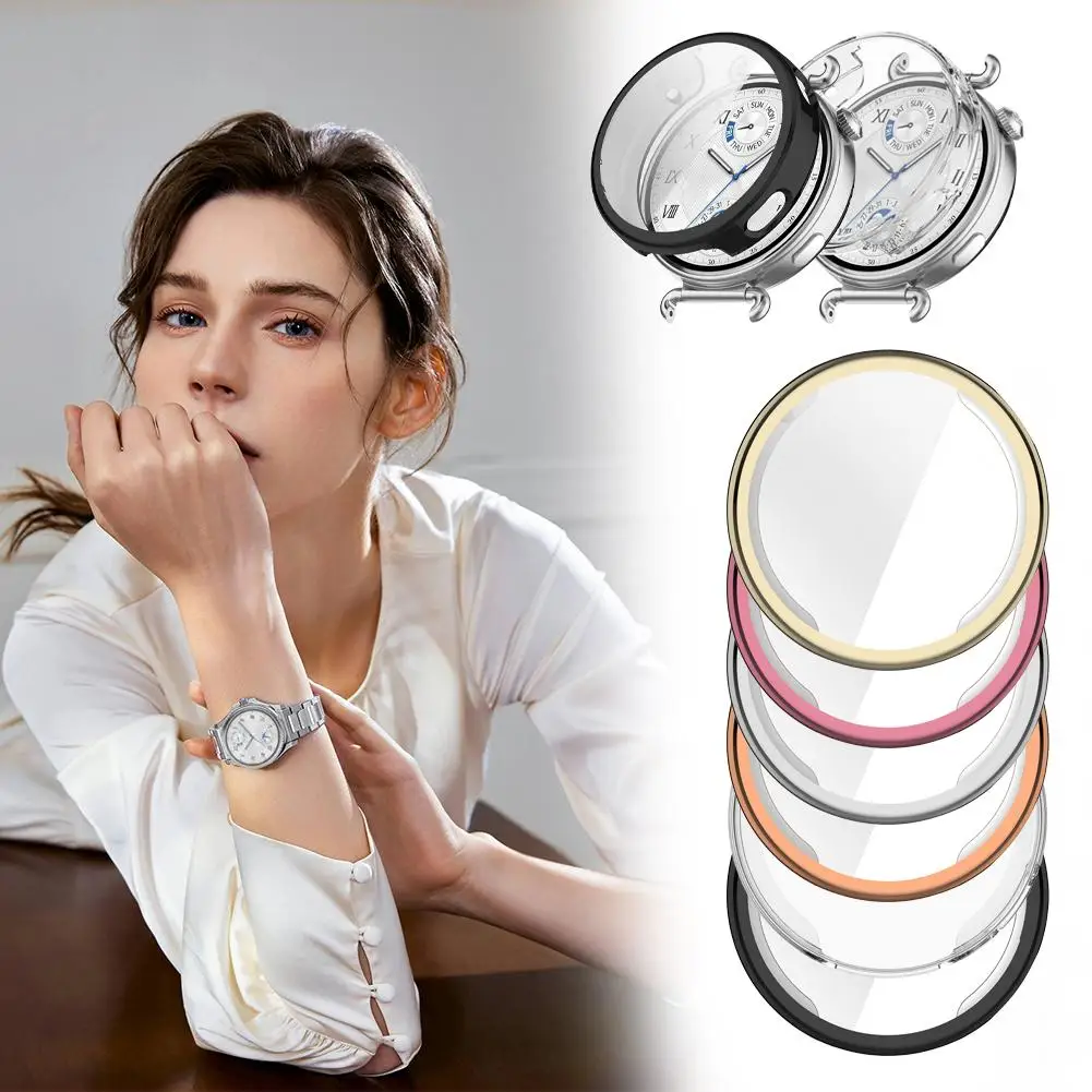 

Ultra-lightweight TPU Material Case For Huawei Watch GT 6 41mm 46mm Protective Case Full Protection Electroplating Process Case