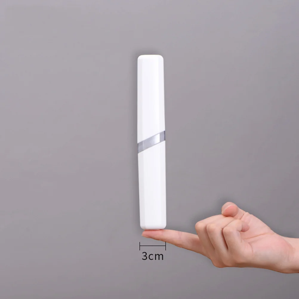 1 ensemble support de voyage étui Compact Portable pour brosse à dents stockage de dentifrice organisateur de brosse de petite taille étui de brosse à dents de voyage