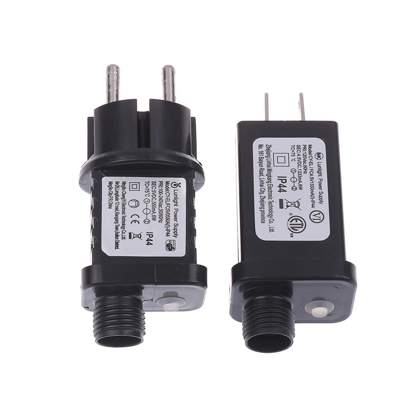 EU/US Plug 5VDC 6W 8 Functional SELV LED Lamp Driver Switch Adapter IP44 Waterproof Laser Lighting Europe Power Supply