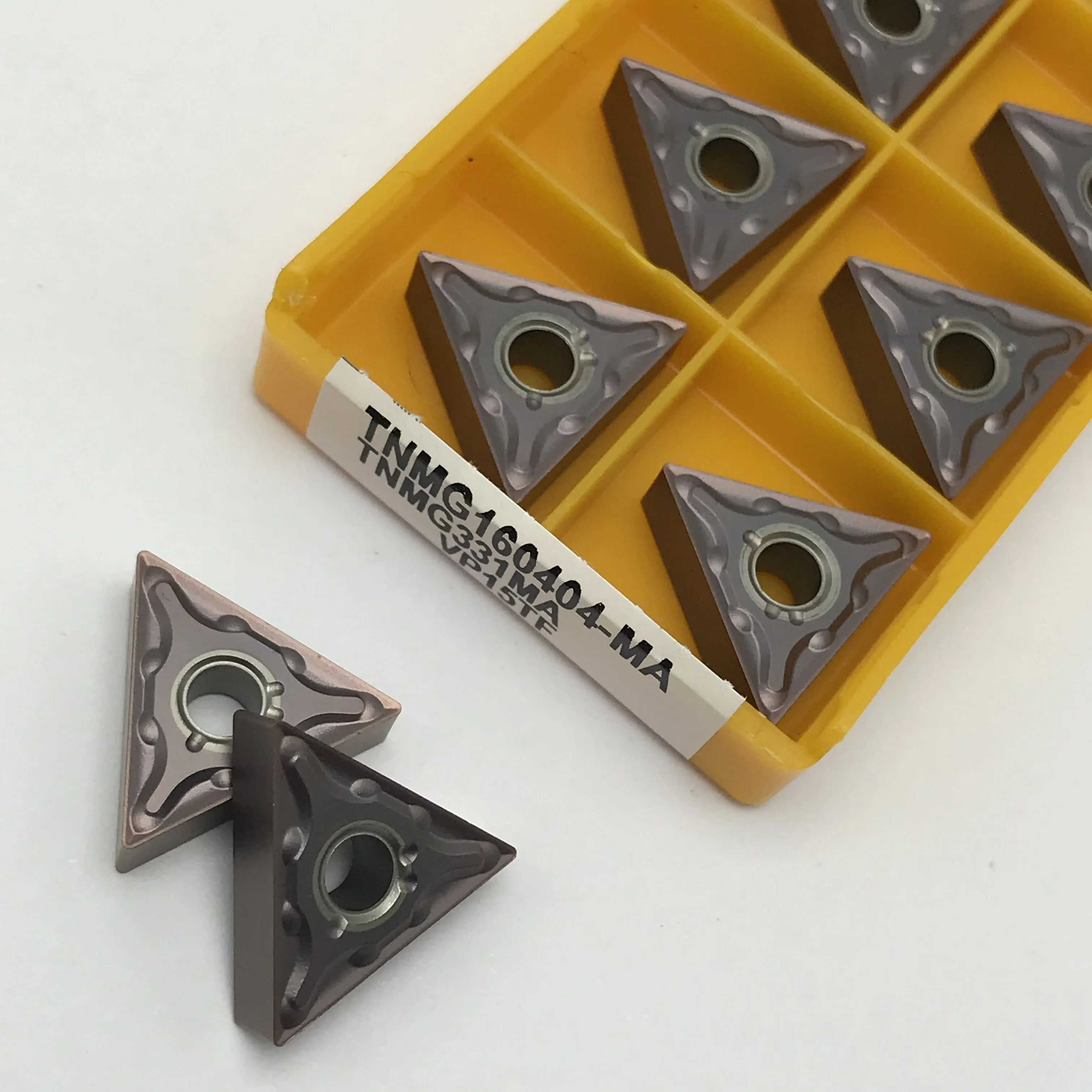 TNMG160404 TNMG160408 MA VP15TF/UE6020 Carbide Insert Lathe Tool External Turning Tool Cutting Tool CNC Turning Insert