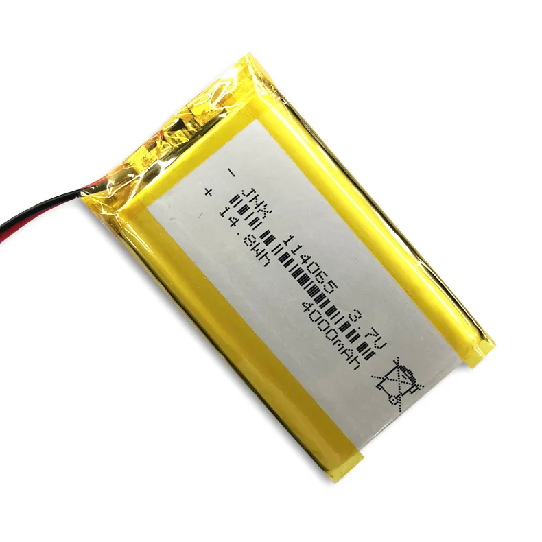New 3.7V 4000mAh Polymer Lithium Battery 114065 Large Capacity Bluetooth Speaker Shaver Beauty Instrument Mobile Power Battery