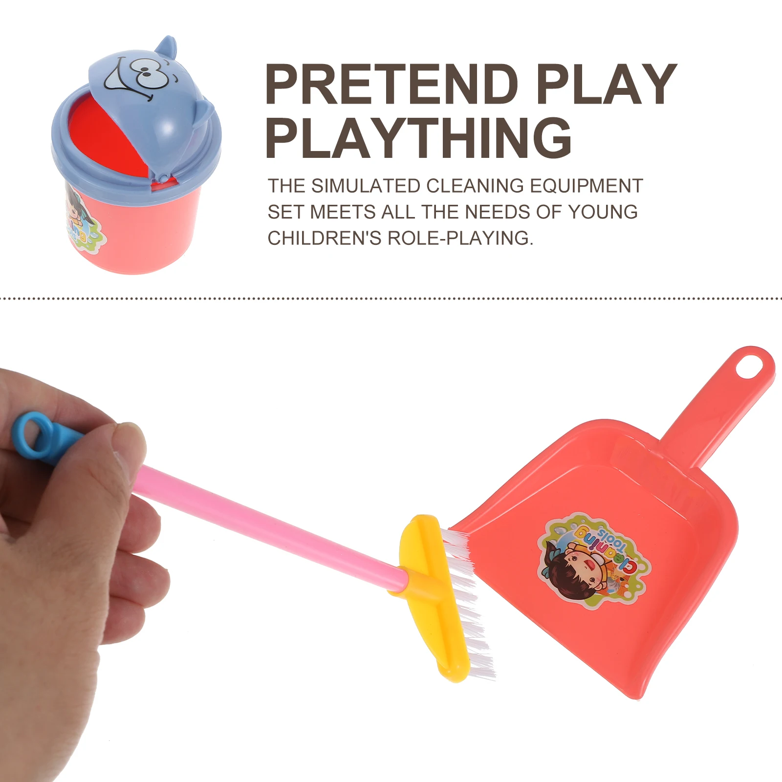 

Mini Toys Cleaning Tool Kids Role Play Supplies Playthings Children Kit for Housework