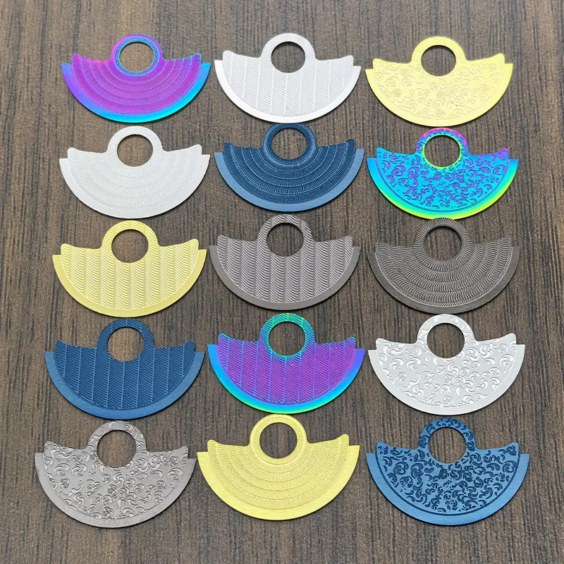 Custom NH35 NH36 Automatic Rotor Metal Patch Fits NH35 NH34 NH36 NH38 NH39 4R 6R 7S26 Movements SKX007 Watch Mod Rotors Parts