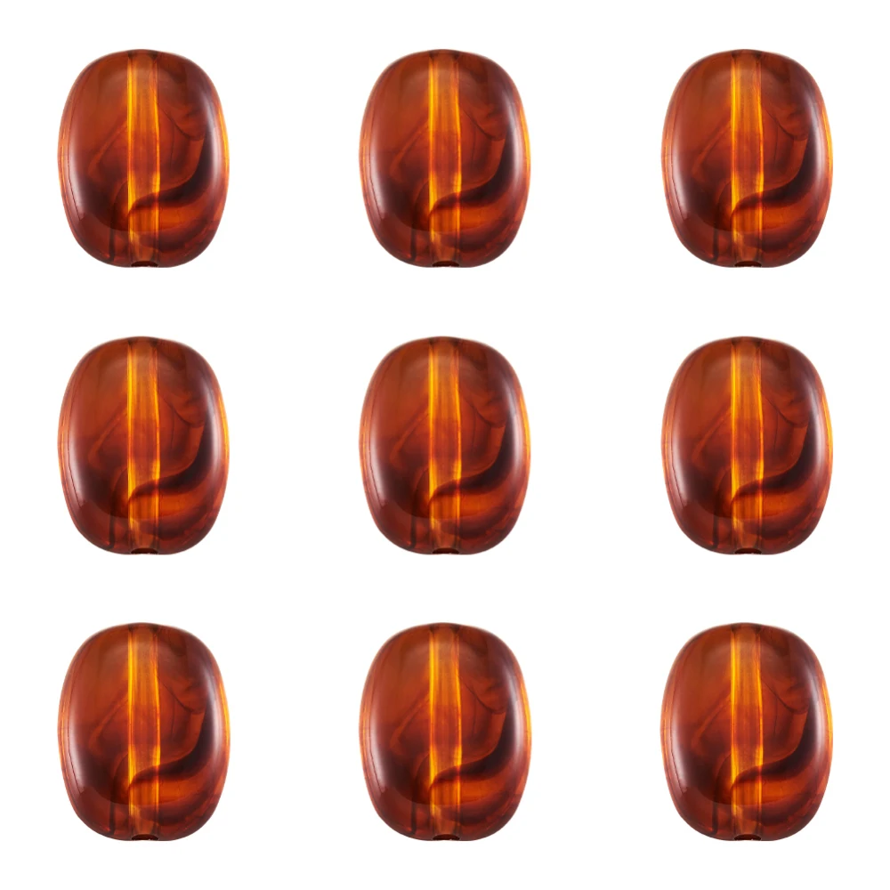 20pcs Imitation Amber Acrylic Beads Colored Link Rings Spacer Beading Necklace Bracelet Earrings DIY Jewelry Making Accessories