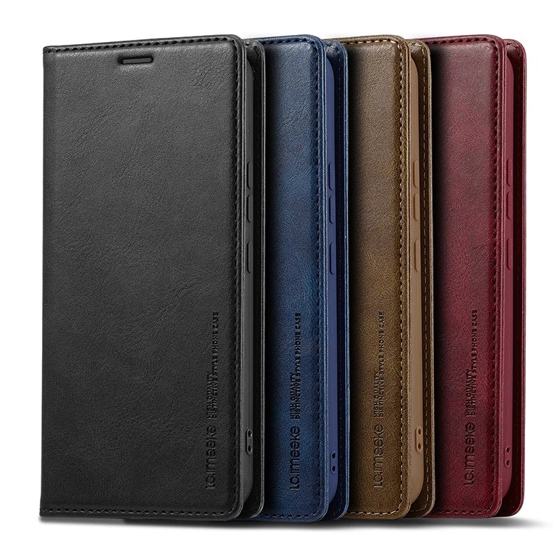 

For Samsung Galaxy A54 5G Case Embossed Leather RFID Card Slot Cash Pocket Hands-free Kickstand Skin Friendly Cover