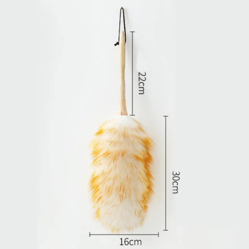 Non-static Dust Brush Household Feather Duster Dusting Cleaning Brush Wool Duster Brush for Dust Broom Dust Removal Duste New