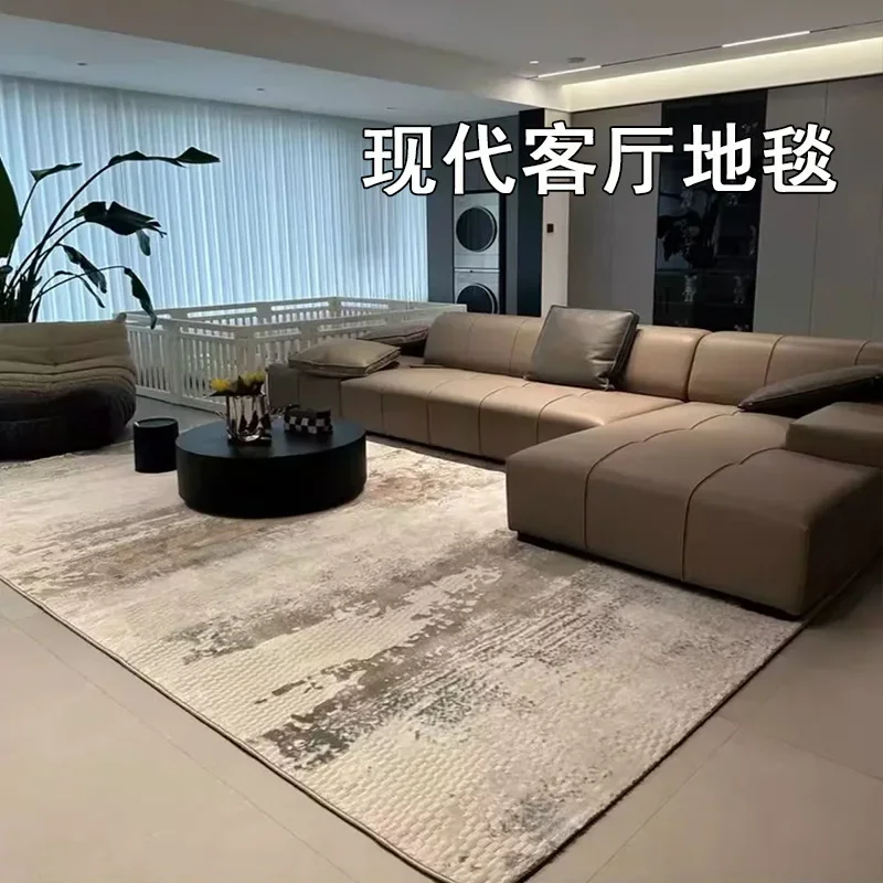 سجادة غرفة معيشة فاخرة إيطالية خفيفة أريكة طاولة القهوة حصيرة أرضية #2