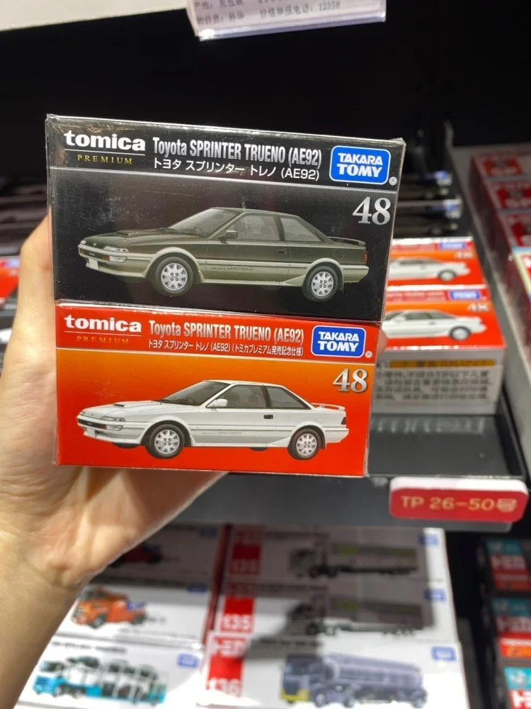 Takara Tomy Tomica Premium Black Box Toyota Sprinter Trueno AE92 Alloy Diecast Simulation Car Model Collectible Toy For Boys view 3