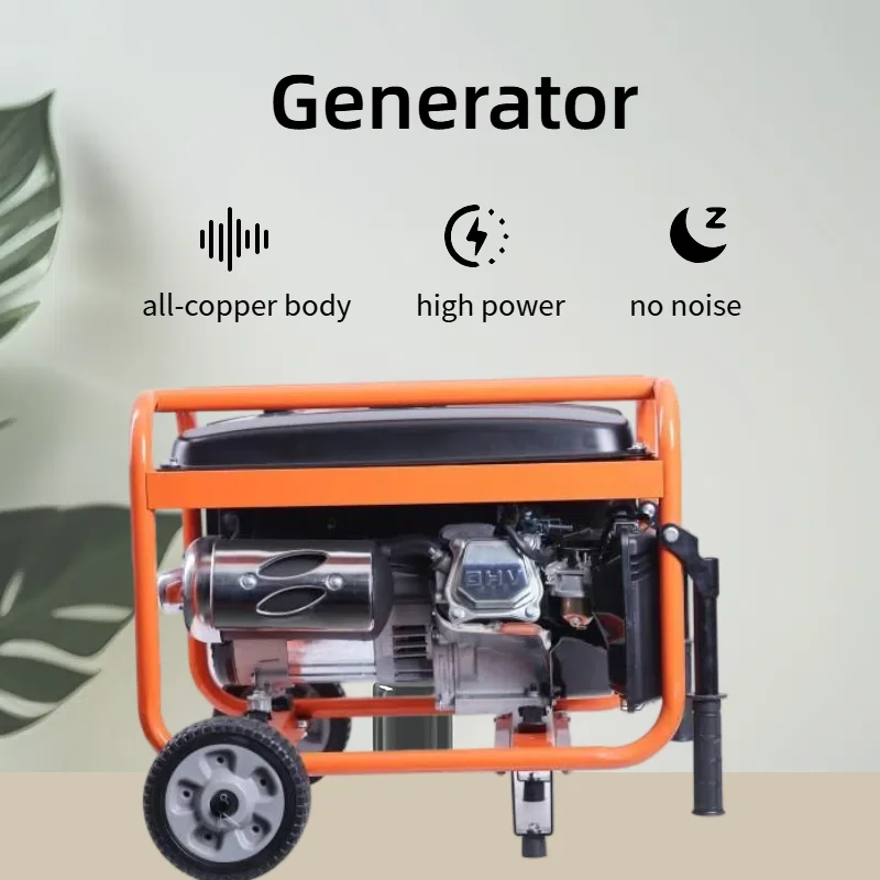 

212cc Engine Ready-to-use Electricpetrol Generator Set Quiet and Lightweight Customizable Camping Electricity Portable Silent