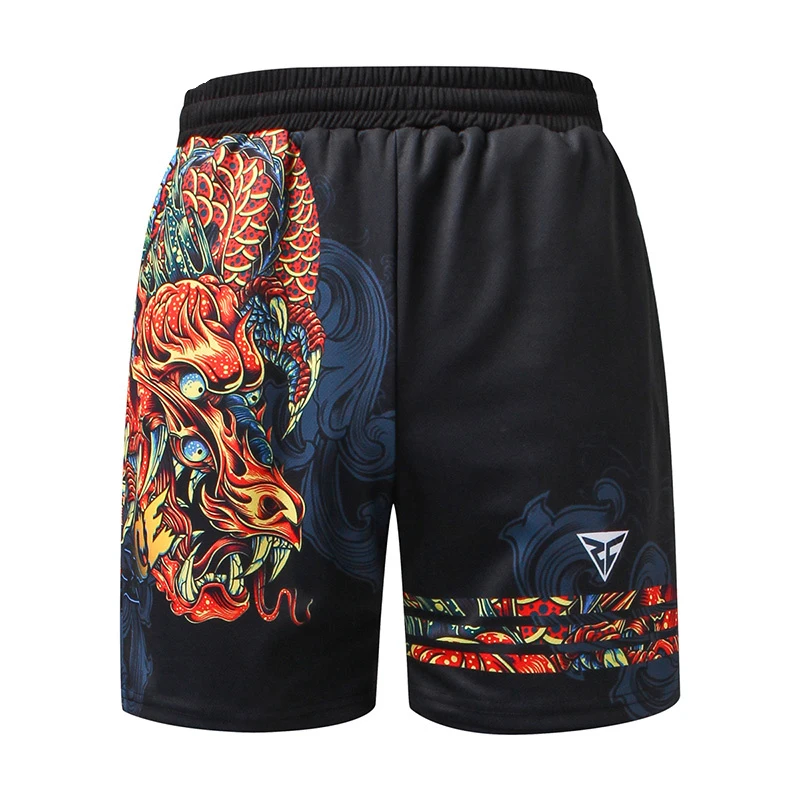 Chinese Dragon Graphic Beach Shorts Pants Men 3D Printed Surfing Board Shorts Summer Hawaii Swimsuit Swim Trunks Cool Ice Shorts