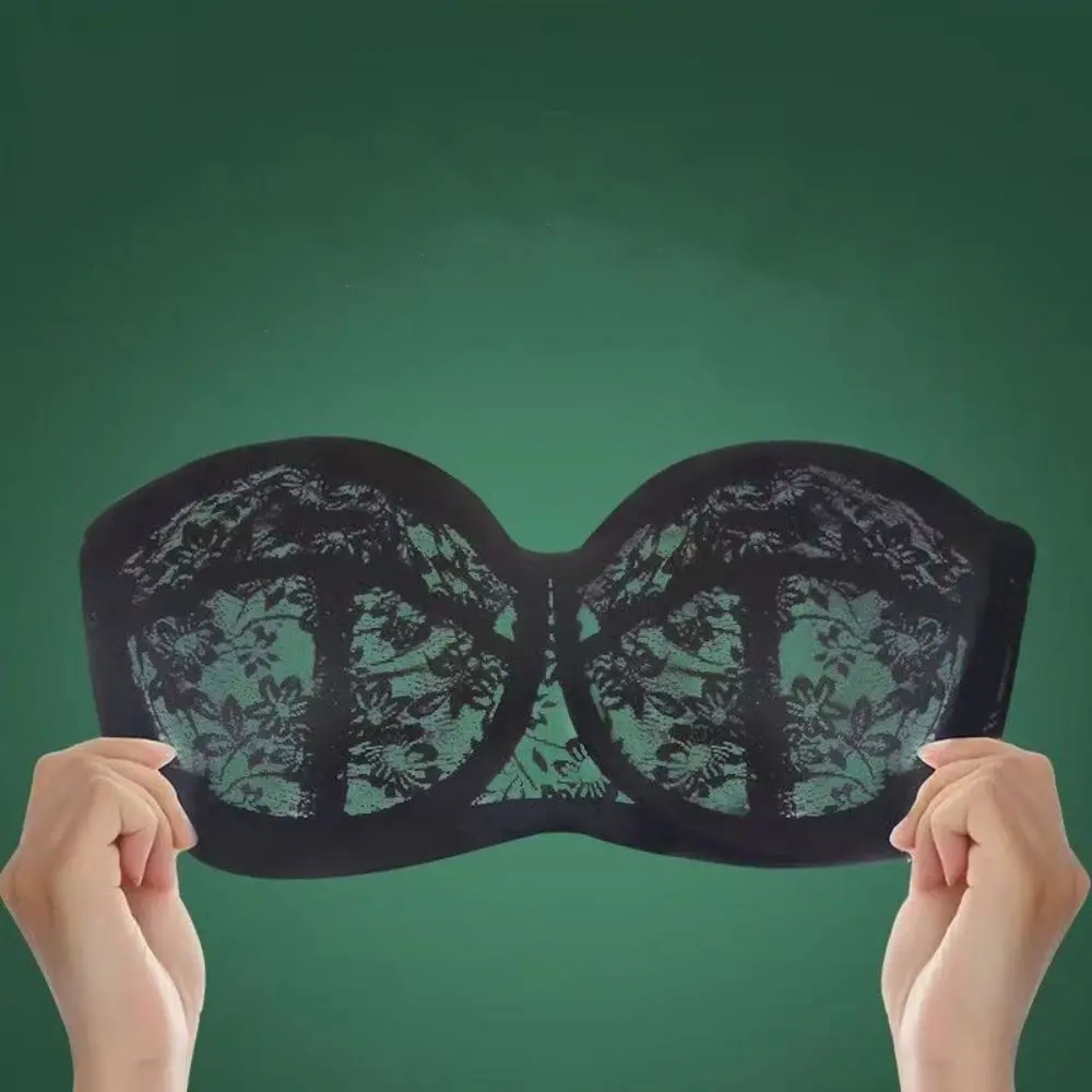 

Mesh Thin Lace Transparent Bra Shockproof Close-fitting Seamless Invisible Bra Anti-sagging Lingerie Push Up Underwear Women