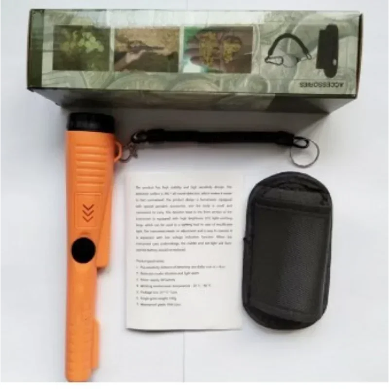 Metal detector portatile impermeabile portatile con asta di posizionamento professionale dell'oro, più venduto, nuovo