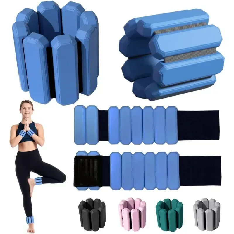 Handgelenk- und Knöchelgewichte für Frauen und Männer, Verstellbare Arm- und Beingewichte, Tragbare Gewichtsarmbänder für Yoga, Laufen, Cardio, Fitness-Workouts