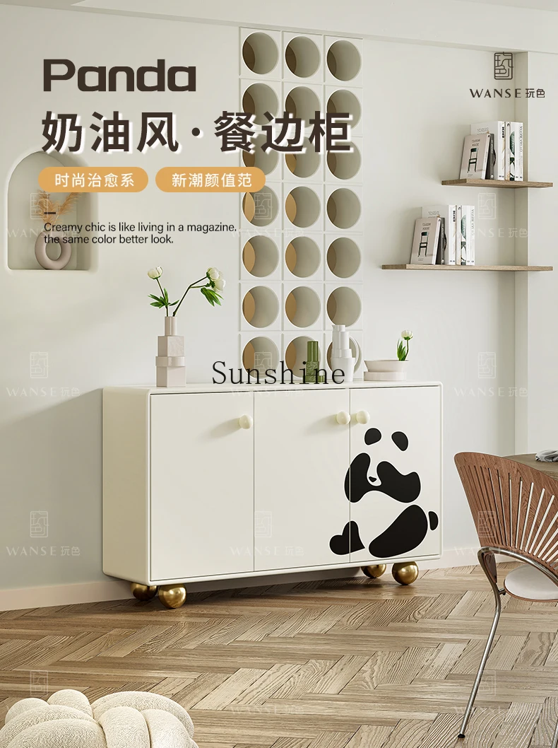 خزانة تخزين مطعم الرياح الفرنسية باللون الأبيض الحديث والبسيط