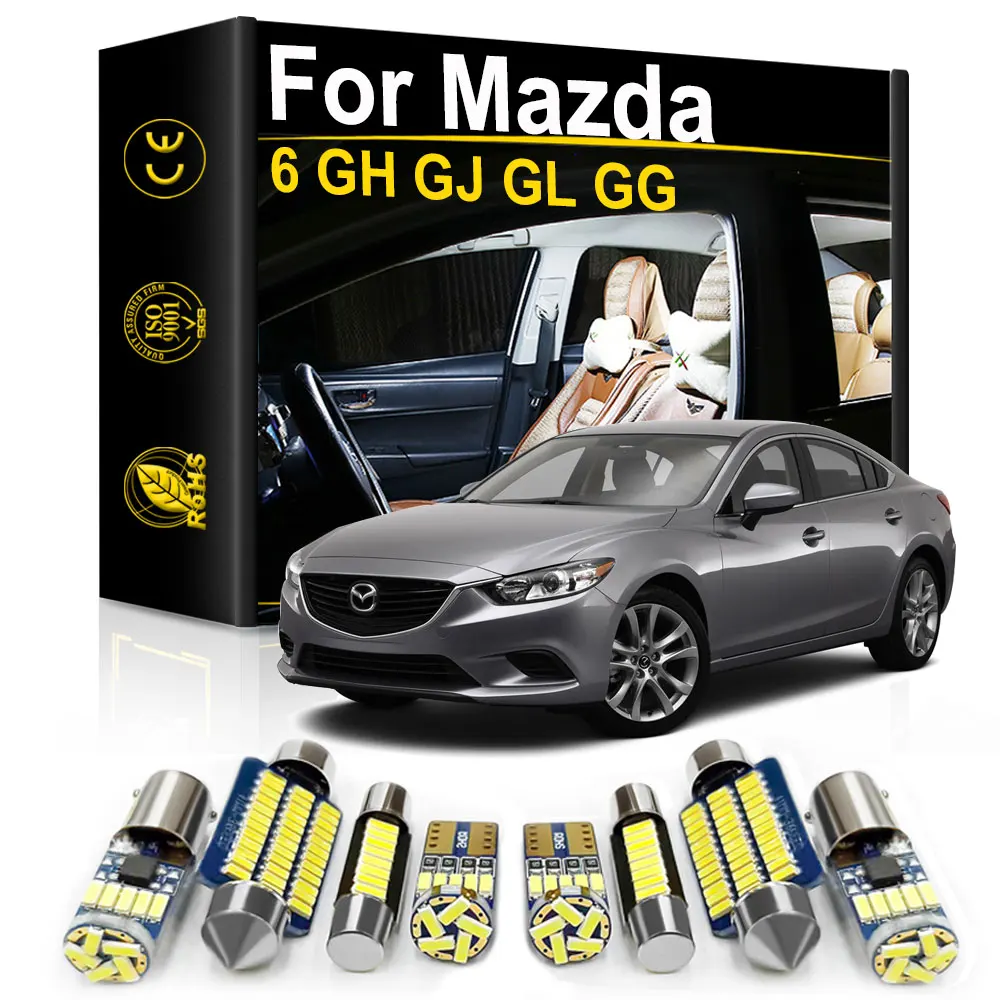 For Mazda 6 GH GJ GL GG 2003 2009 2010 2012 2013 2014 2015 2016 2017 2018 2019 2020 Accessories Car LED Interior Light Canbus