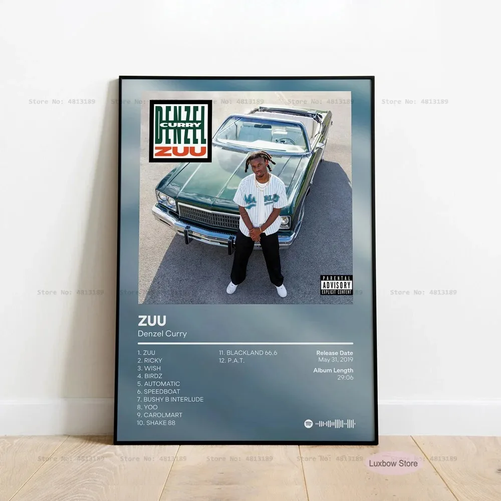 Denzel Curry Melt My Eyez See Your Music Star Album Cover Poster Prints Canvas Painting Art Wall Pictures Living Room Home Decor