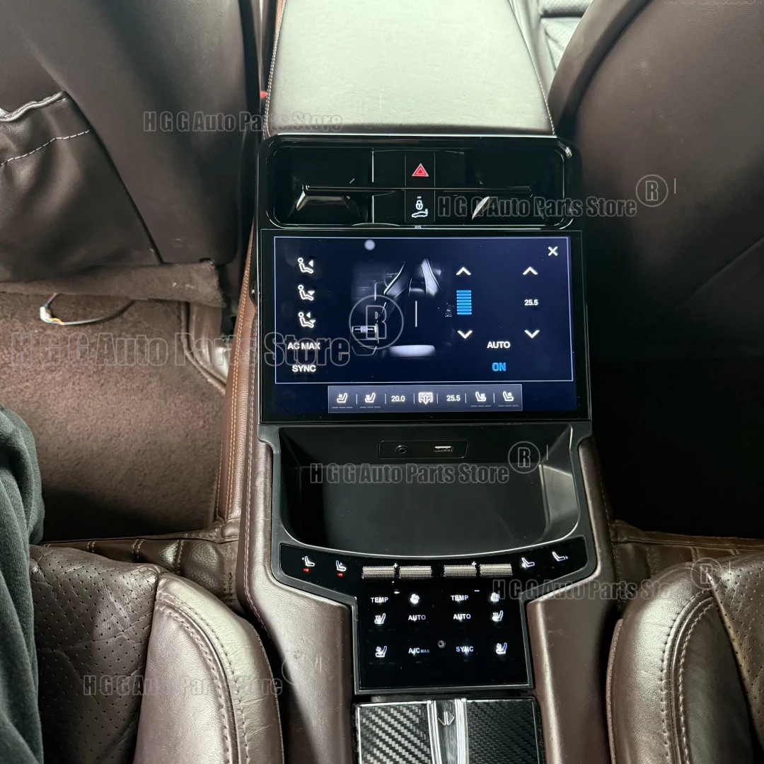 

Car Digital Console Rear AC Panel For Porsche Panamera 2011 2012 2013 2014 2015-2017 LCD AI Climate Touch Screen Update to 2025