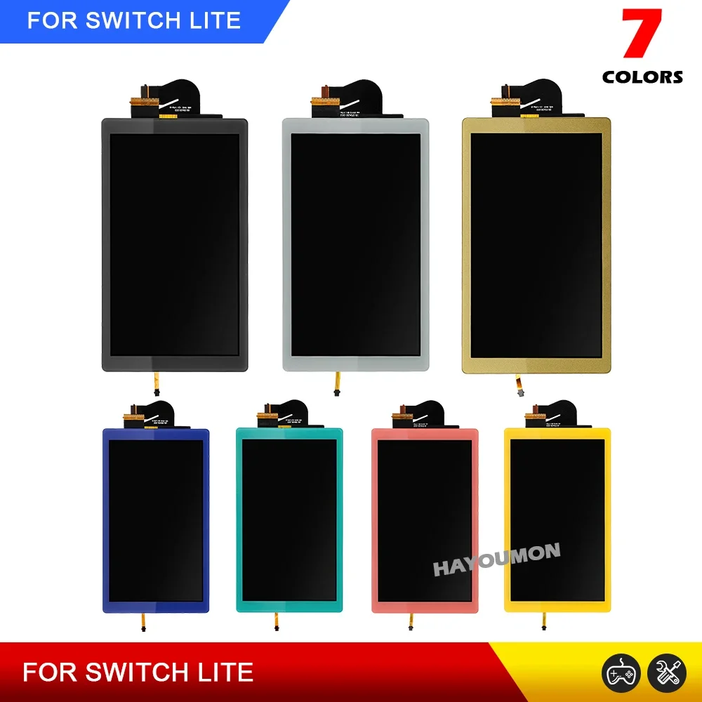 

Новый сменный ЖК-экран 2 в 1 с сенсорным экраном для Switch Lite, полностью установленный ЖК-экран в сборе, игровые аксессуары