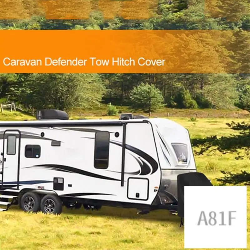 

Крышка сцепного устройства прицепа для автофургона, буксировочного сцепного устройства, ткань Оксфорд, пылезащитный чехол для защиты от дождя и снега