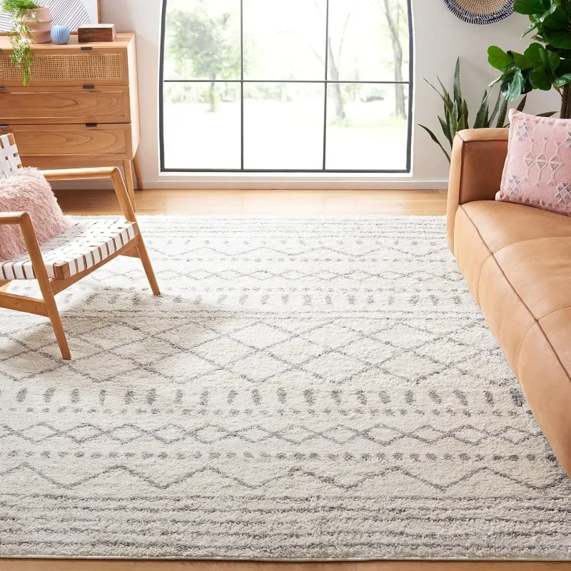 Area Rug -Moroccan Design, Non-Shedding & Easy Care