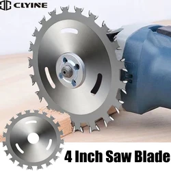 Alloy Circular Saw Blade Wood Cutting Disc Wheel Two Way Woodworking Saw Blades 4 Inches Multitool for Power Tool Angle Grinder