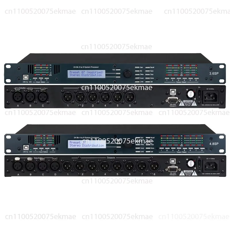 2025 Professional Sound System 3.6SP 4.8SP Digital Speaker Processor Sound System Outdoor Sound System Professional