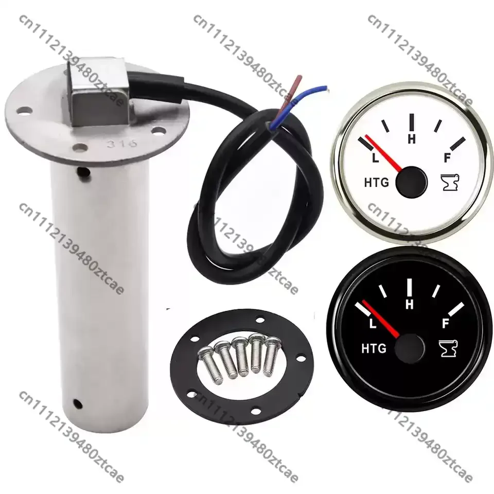 5-hole Mount Liquid Level Sensor With Outer Damping Tube For RV Fresh & Waste Water Tank, Truck Sprinkler Water Tank Refit