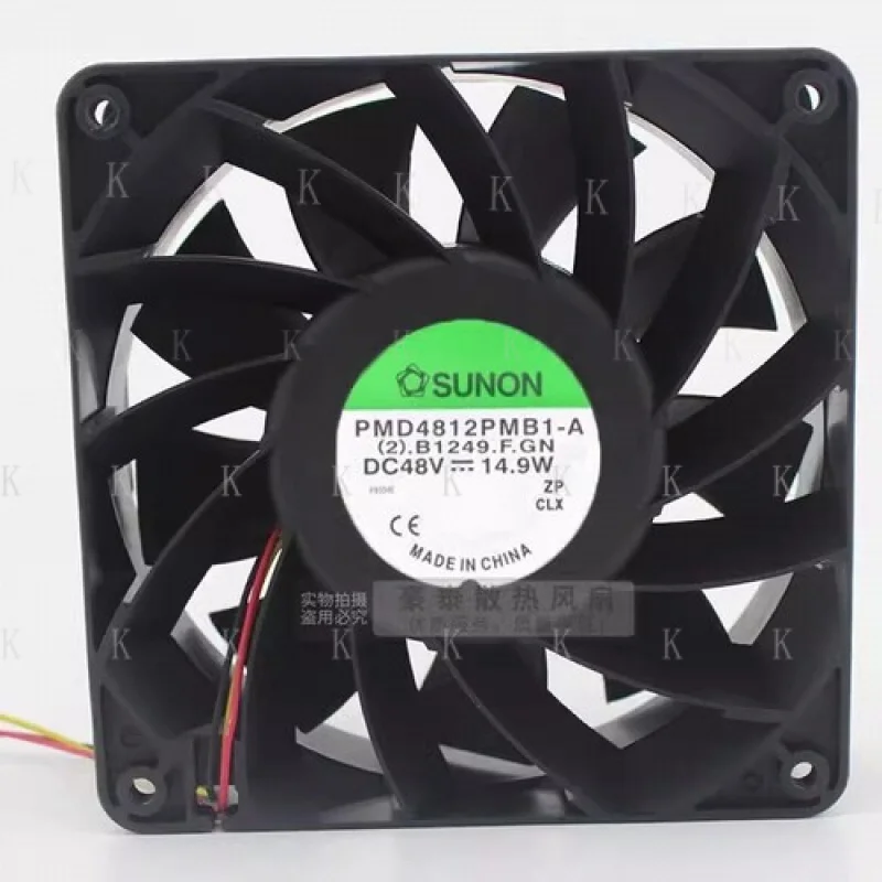 

C FOR SUNON PMD4812PMB1-A 12038 DC48V 14.9W 3-Wire Silent Cooling Fan
