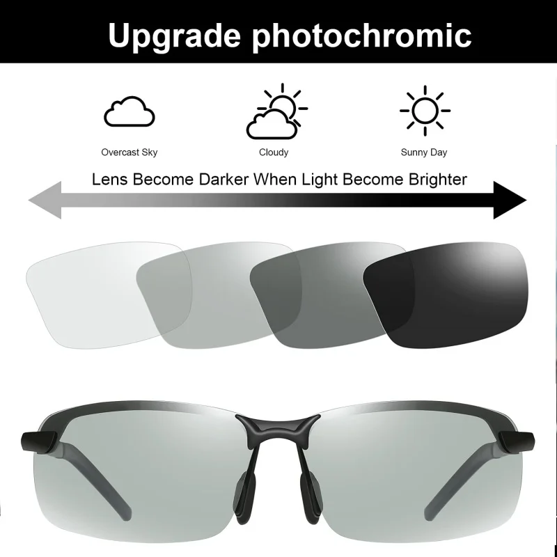 Y2K Glasses Color-Changing Anti-Blue Fashion Glasses Rimless Cutting Edge Ultra-Light Glasse Summer Gift