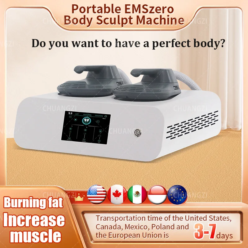 Emszero EMS Body Sculpting Machine, Portable Fat Reduction and Muscle Toning Device for Slimming, Shaping, Contouring at Home