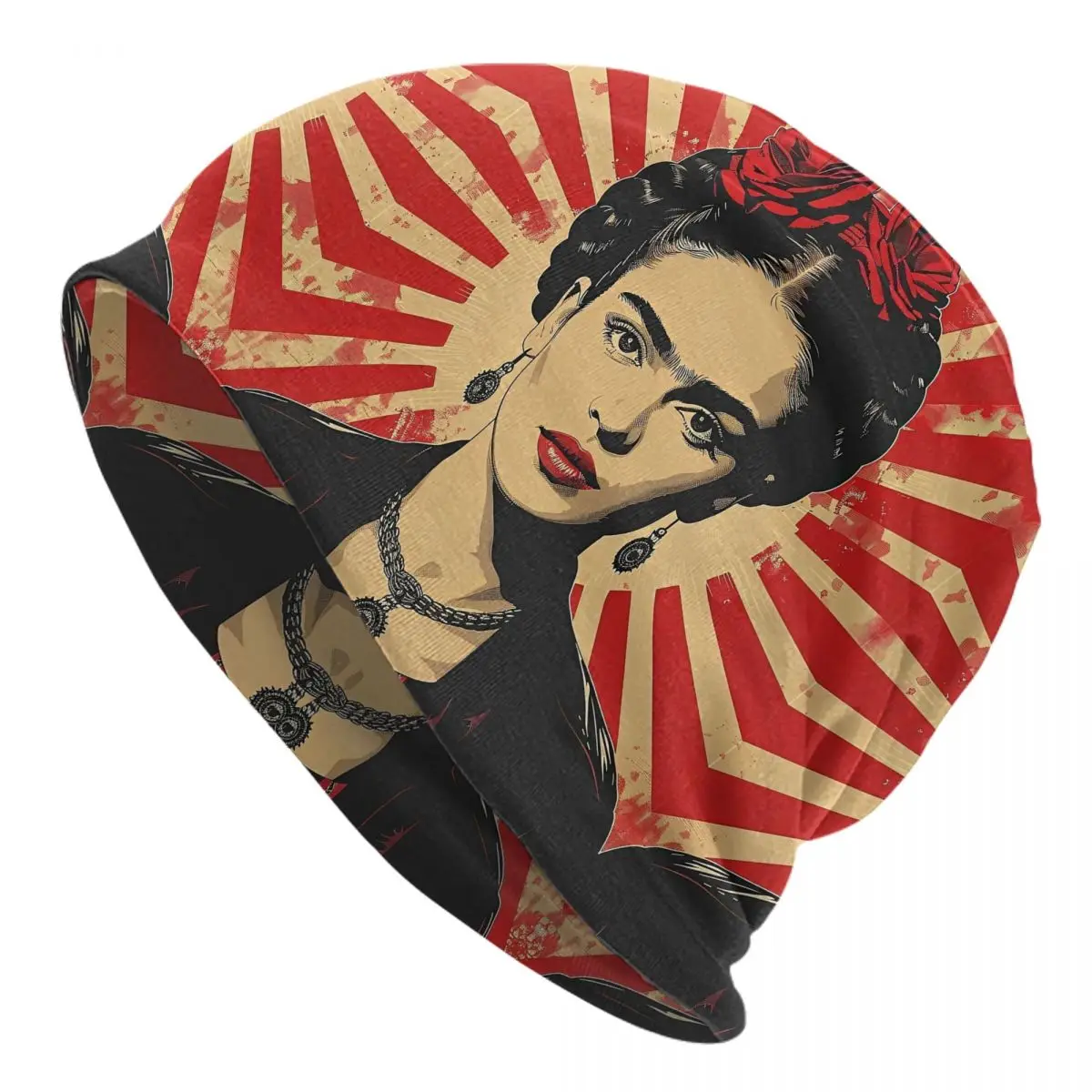 F-Frida K-Kahlo Mexico Skullies Beanies Hat Cool Unisex Outdoor Caps Warm Dual-use Bonnet