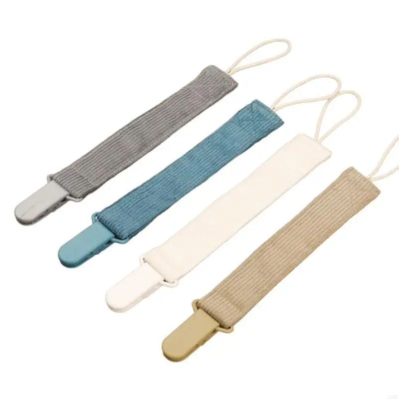 

Baby Pacifier Chain Infant Pacifier Strap Vertical Striped Soother Toy Holder 24BE