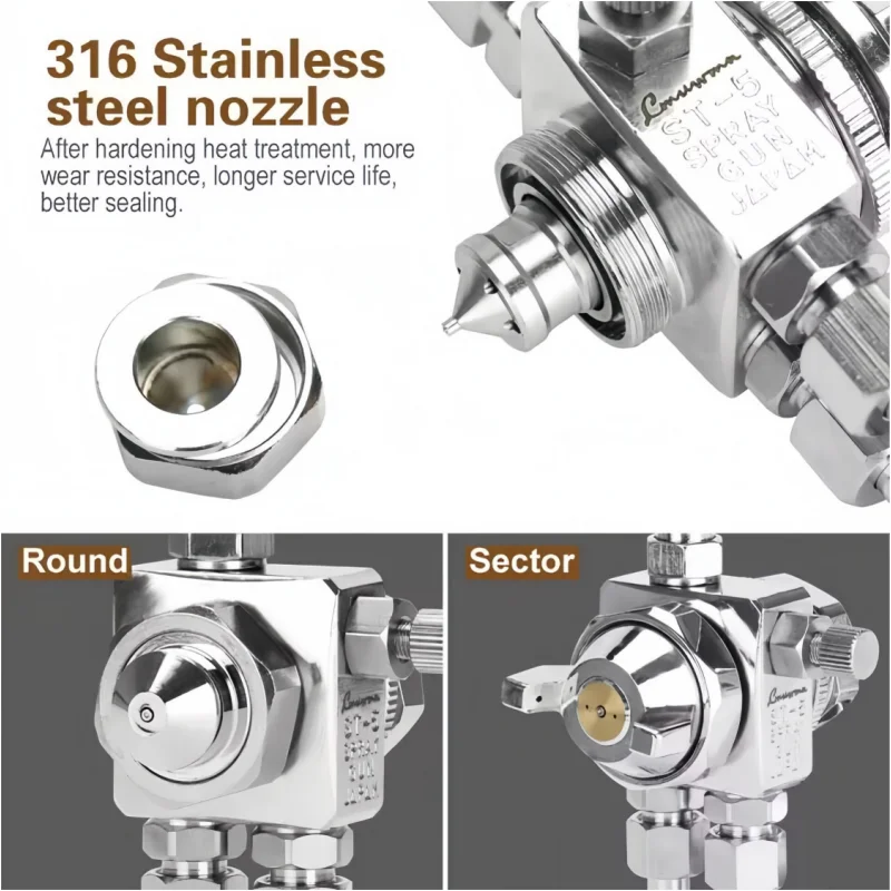 Japanese ST-5  Industrial Micro Air Tool Coating Gun