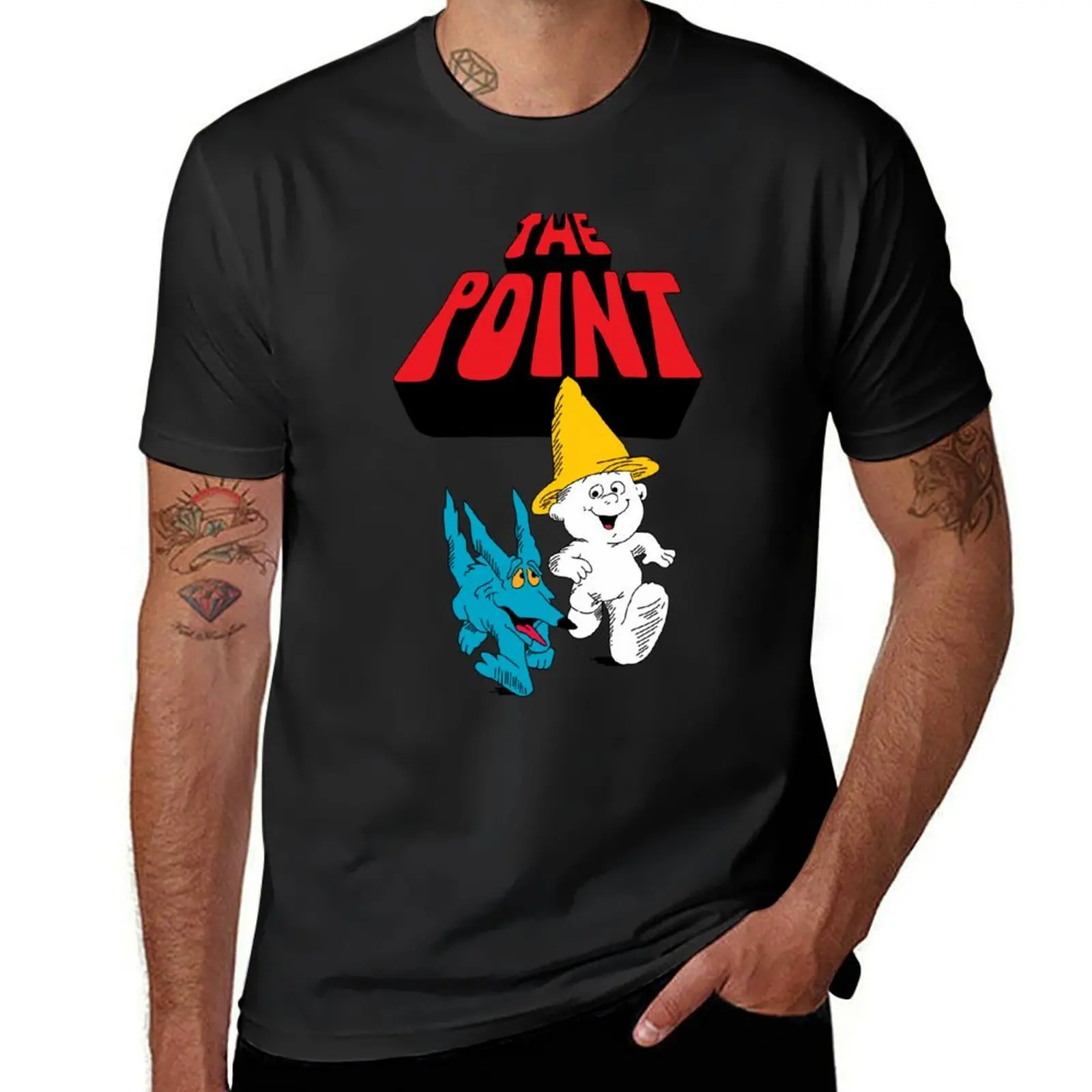 The Point! 1971 Animated Film T-Shirt sports fans tops sweat shirts, men