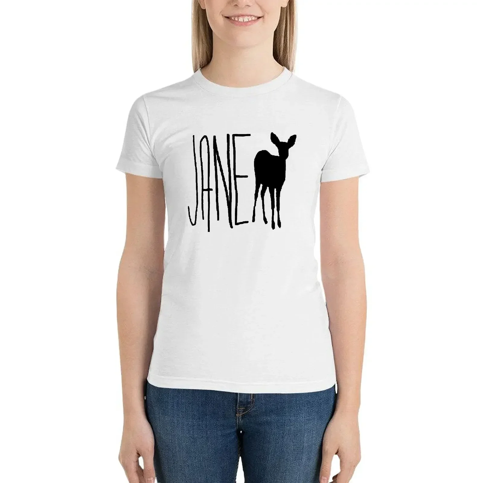Jane Doe Pink Life Is Strange Cosplay Women's T-shirt Casual Short Sleeve Tee Tops Korean Fashion Summer Women's Clothing