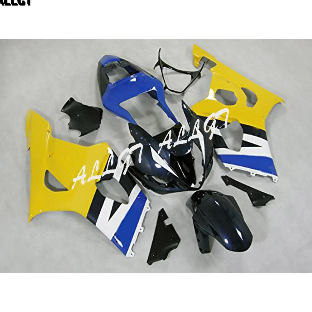 

Motorcycle ABS Injection Mold Yellow Blue Black Plastic Bodywork Fairings For Suzuki GSXR1000 K3 2003 - 2004