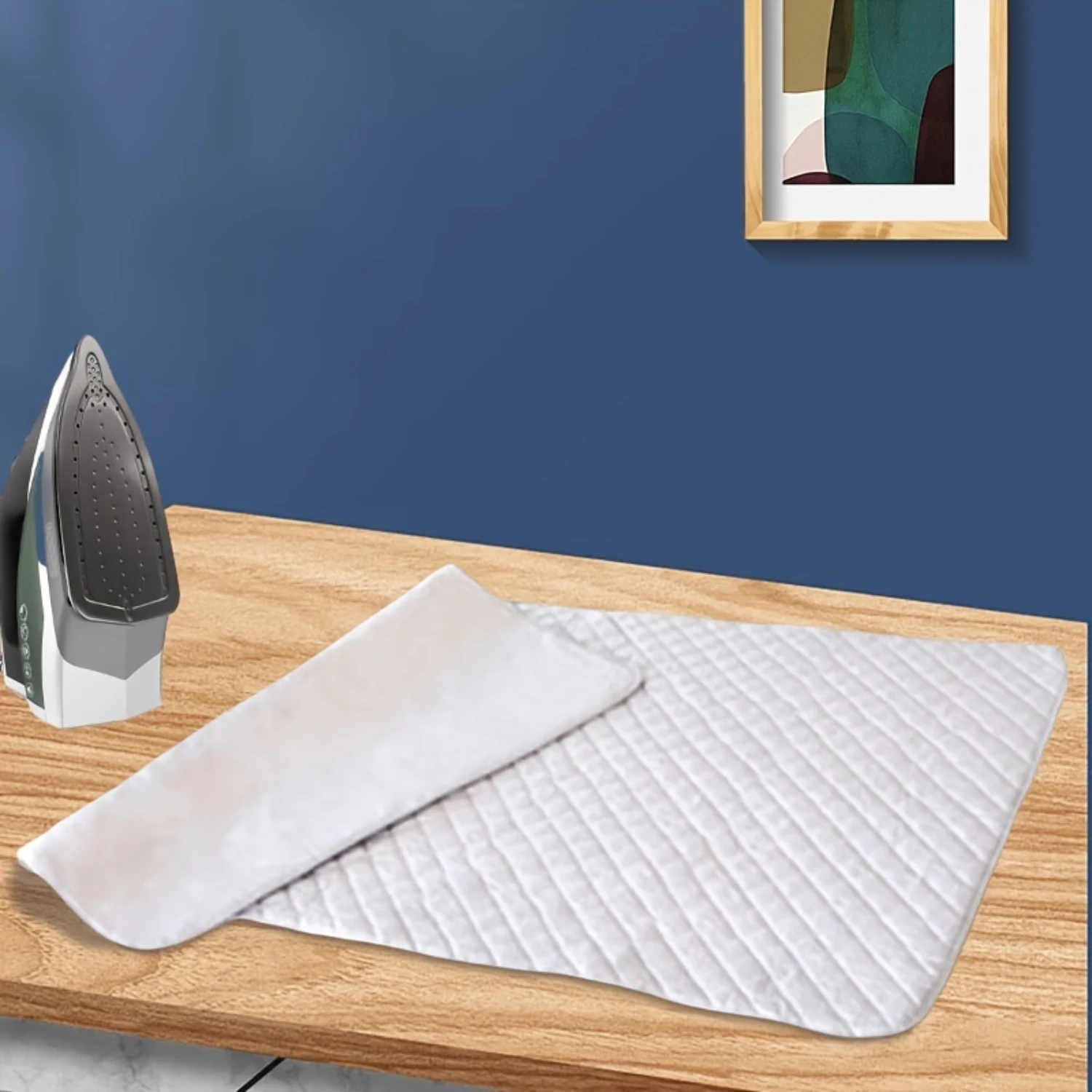 Enhanced Comfort Non-Slip Thick and Durable Premium Ironing Board Cover with Heat Resistance - High-Quality Upgrade for Effortle