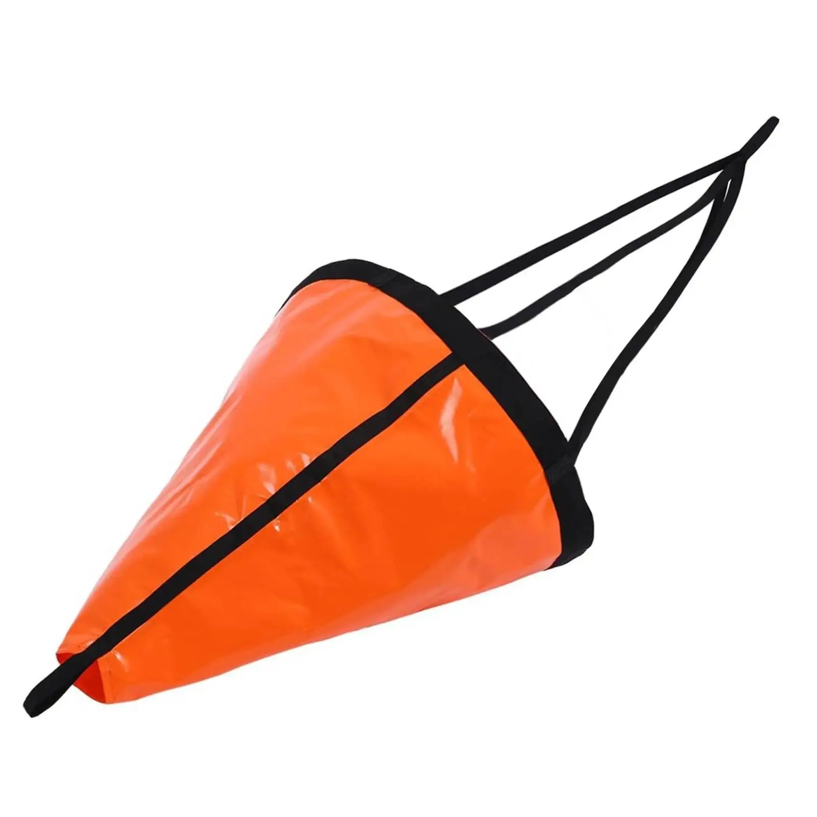 Foldable Inflatable Boat Anchor with Floating Rope for Small Boats Kayaks PVC Marine Drag Sock Stabilizer Quick Deployment Gear